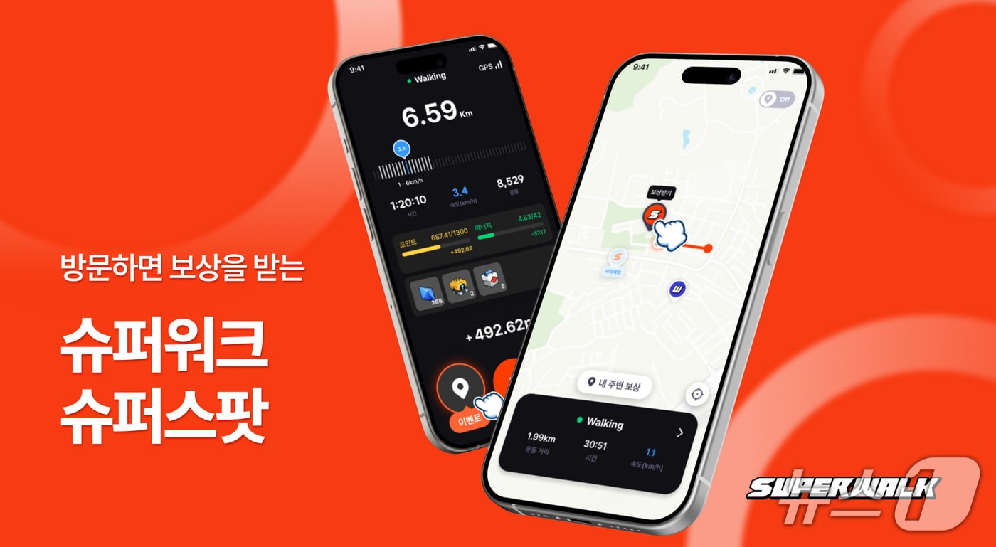 "운동 장소 방문하면 보상"...슈퍼워크, '슈퍼 스팟' 서비스 출시 - 뉴스 썸네일 이미지