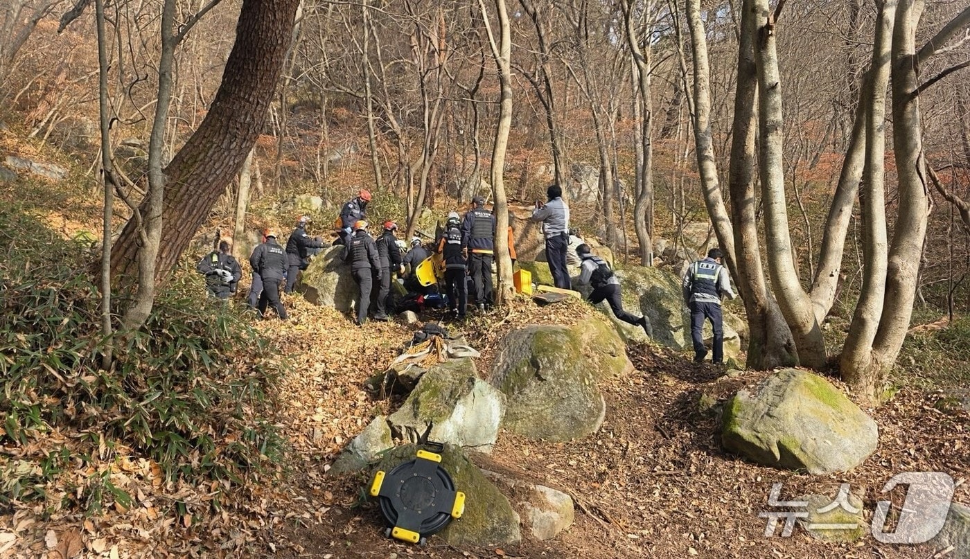  현장 모습.&#40;제천소방서 제공, 재판매 및 DB금지&#41;/뉴스1  