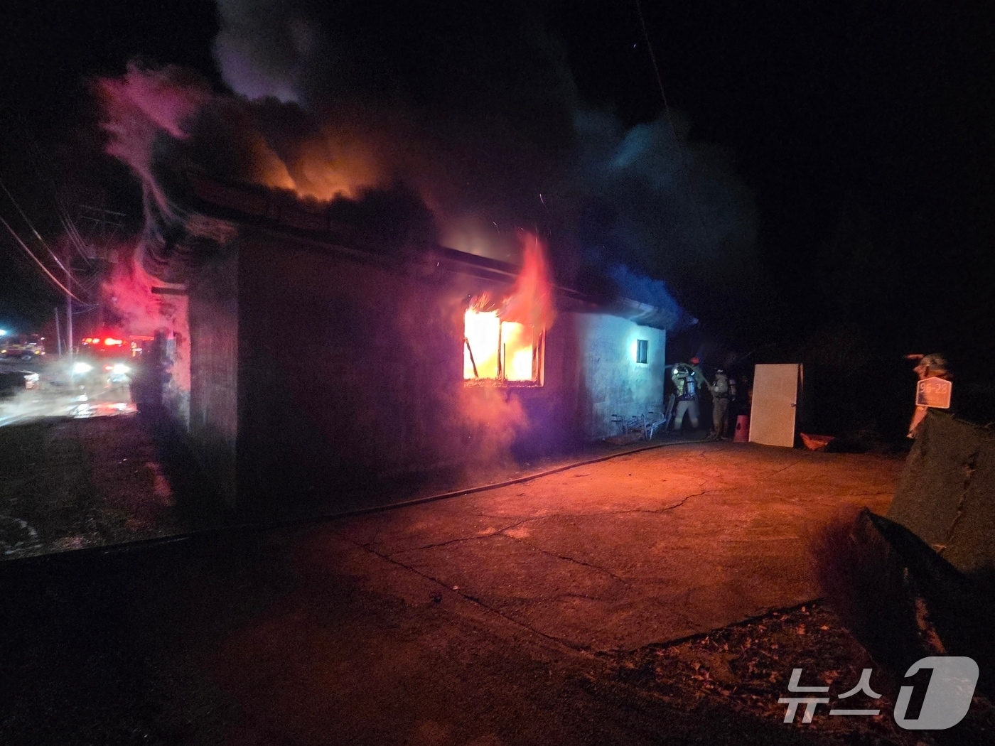 논산 부적면 덕평리 단독주택 화재 현장. (논산소방서 제공, 재판매 및 DB금지) / 뉴스1 