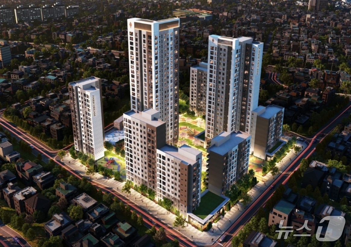 서울 면목본동 3구역 조감도.(HS화성 제공, 재판매 및 DB 금지)