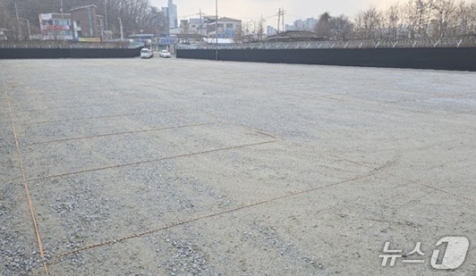 강원 원주시가 최근 태장동 612수송외대 부지에 마련한 공영주차장. (원주시 제공. 재판매 및 DB금지) 2025.12.22/뉴스1