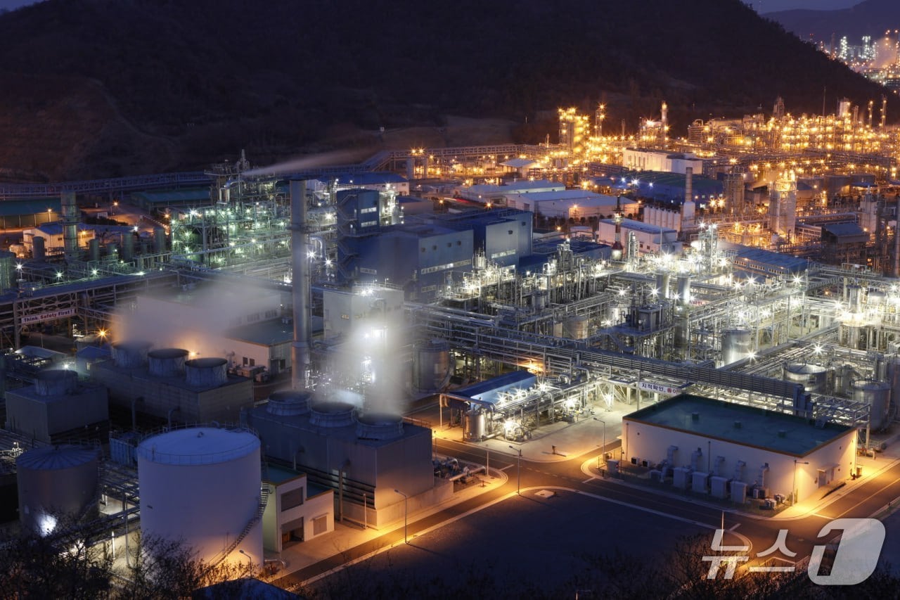 금호미쓰이화학 여수공장 전경(금호석유화학 제공)