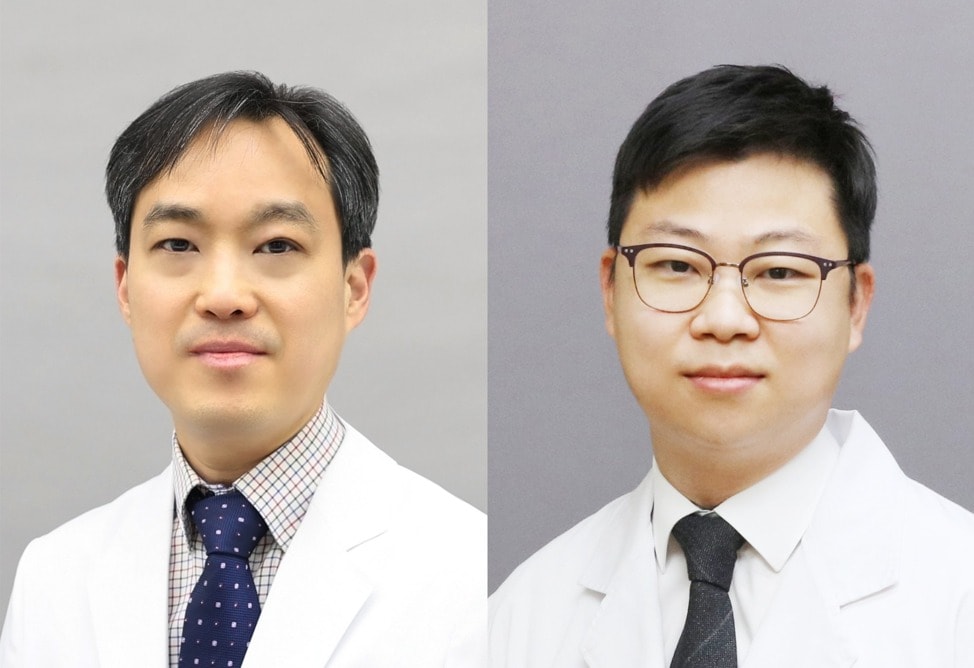 강우성(왼쪽), 김영민 교수 (가천대 길병원 제공.재판매 및 DB금지)