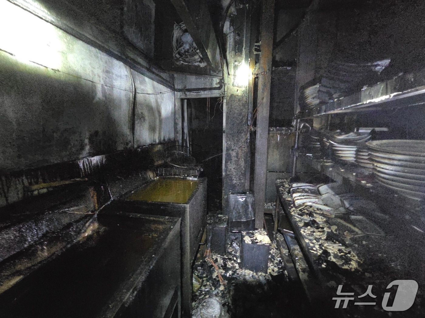  보령 신흑동 화재 현장. (보령소방서 제공, 재판매 및 DB금지) / 뉴스1