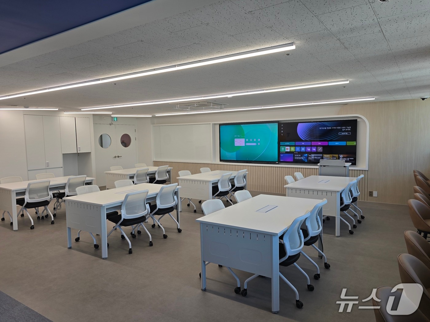 '꿈아이 인공지능(AI) 디지털체험실' 모습.(용산구 제공)