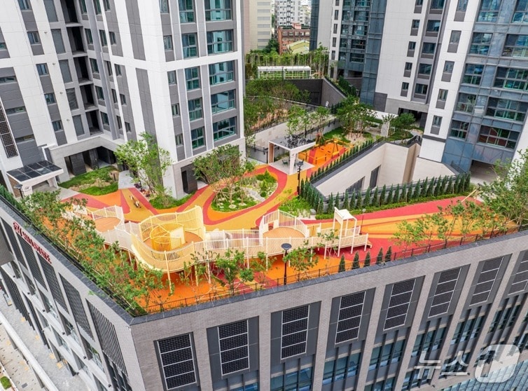  힐스테이트 소사역 옥상 (현대엔지니어링 제공) 뉴스1 ⓒ News1 