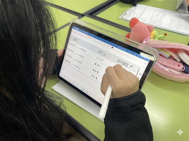 다채움을 활용해 학습하는 모습.(자료사진) ⓒ 뉴스1