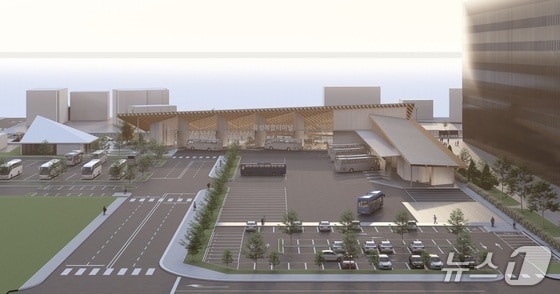 대전 유성복합터미널 조감도 (대전시 제공) / 뉴스1