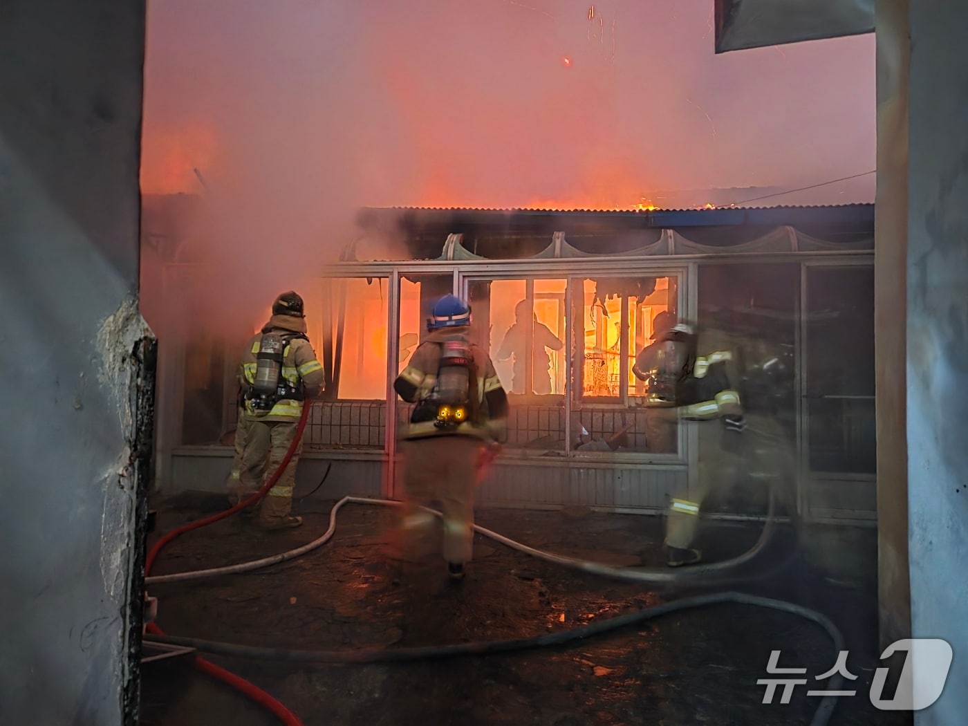  보령 신흑동 주택 화재 현장. (보령소방서 제공, 재판매 및 DB금지) / 뉴스1