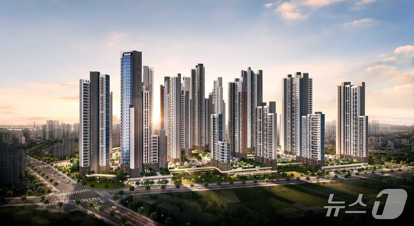 인천 금송구역 주택재개발 정비사업 투시도(BS한양 제공) 뉴스1 ⓒ News1