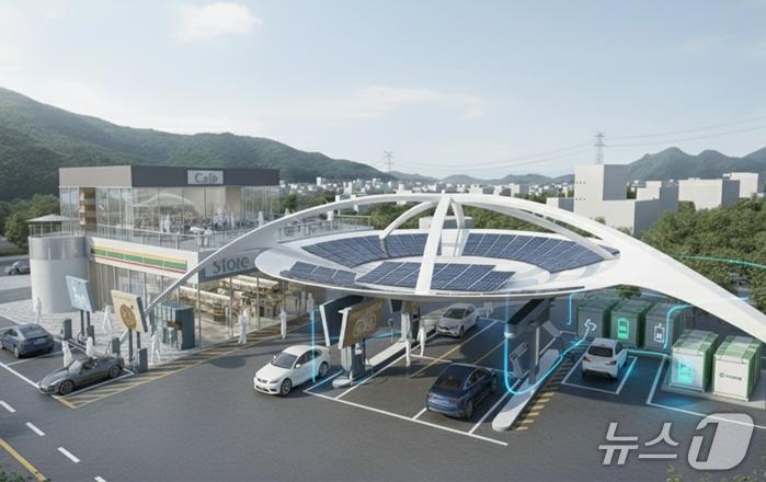 주유소에 '태양광+ESS 결합한 전기차 충전기' 설치 가능해진다 - 뉴스 썸네일 이미지