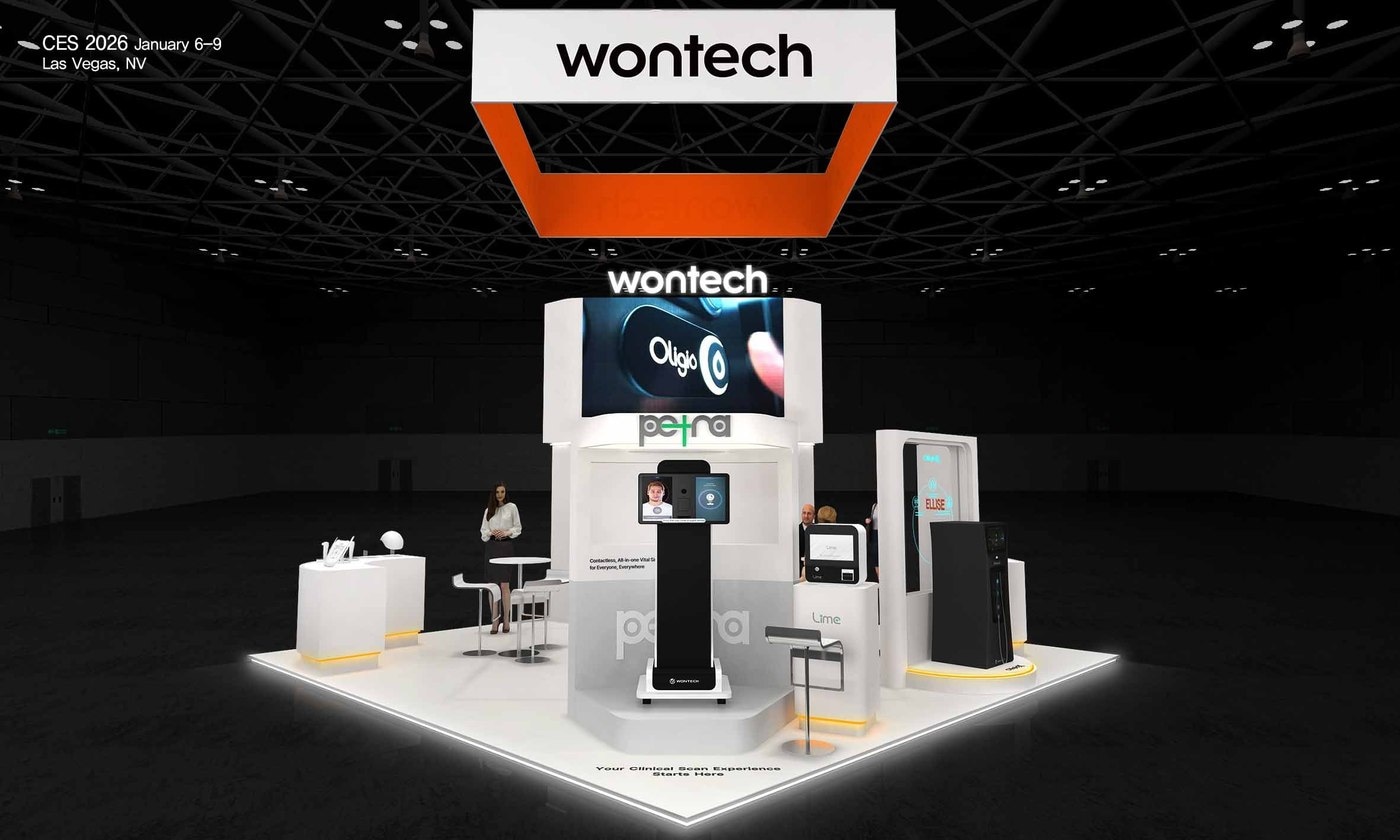  CES 2026 원텍 부스 전경. (원텍 제공)