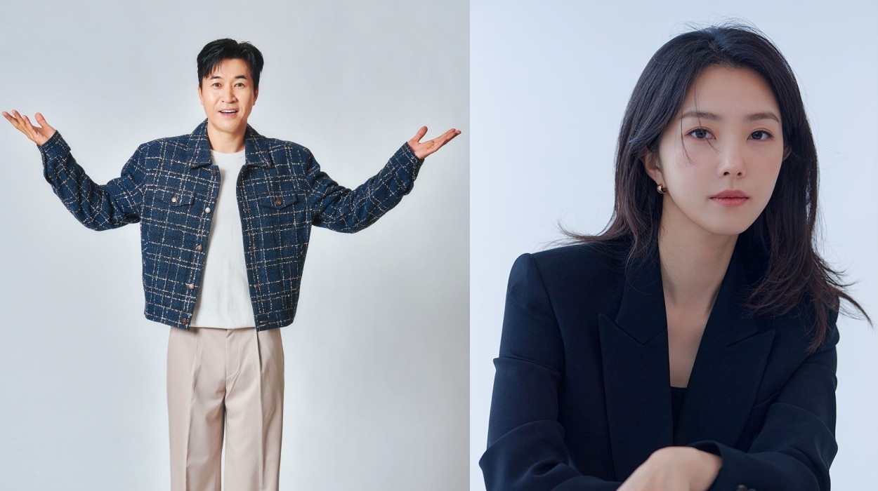 김종민(왼쪽), 강지영