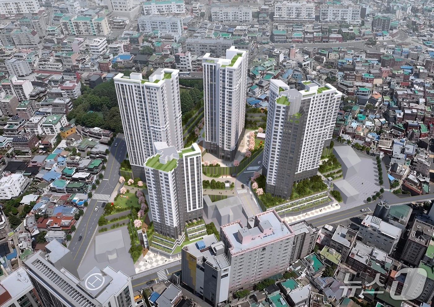 부산 동구 수정3구역 재개발사업 조감도 (부산 동구 제공. 재판매 및 DB금지)