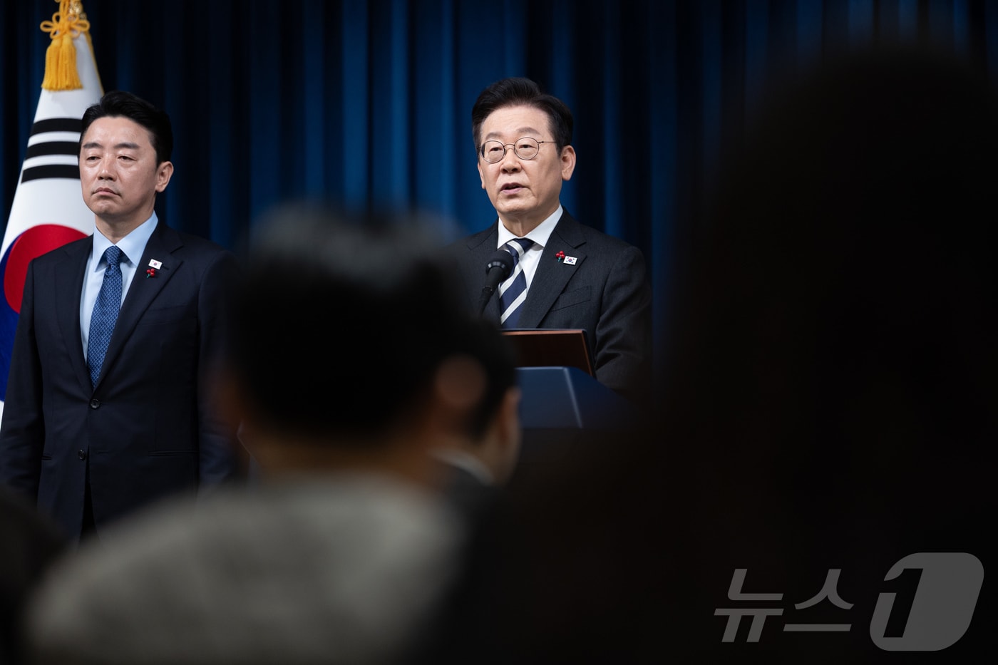 이재명 대통령이 3일 서울 용산 대통령실 청사에서 ‘빛의 혁명 1주년, 대통령 대국민 특별성명’을 발표하고 있다. 2025.12.3/뉴스1 ⓒ News1 이재명 기자