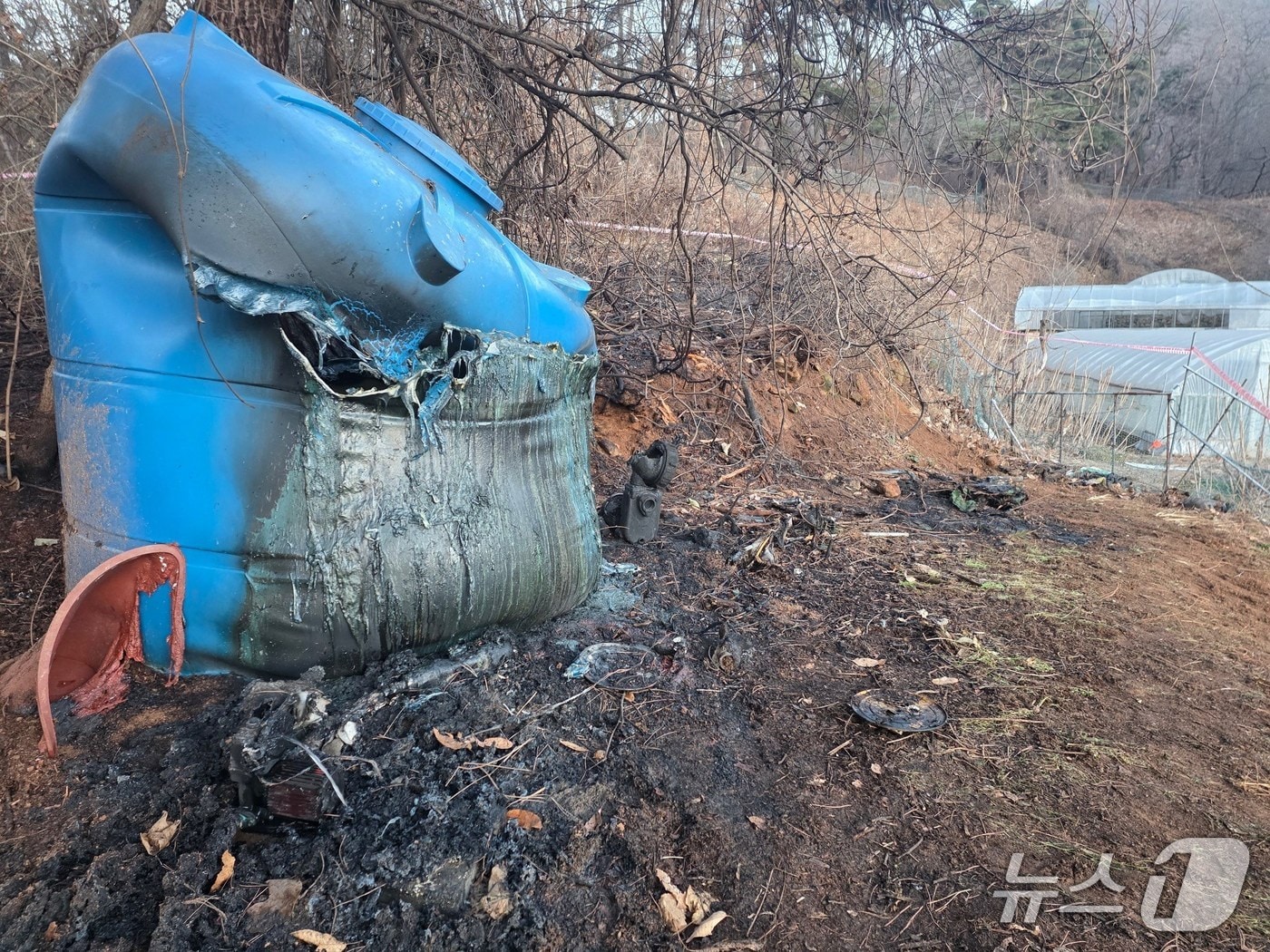 30일 오전 5시5분쯤 대구광역시 동구 신용동 한 야산에서 불이 나 산림 당국이 진화했다.(산림청 제공.재판매 및 DB 금지)2025.12.30/뉴스1
