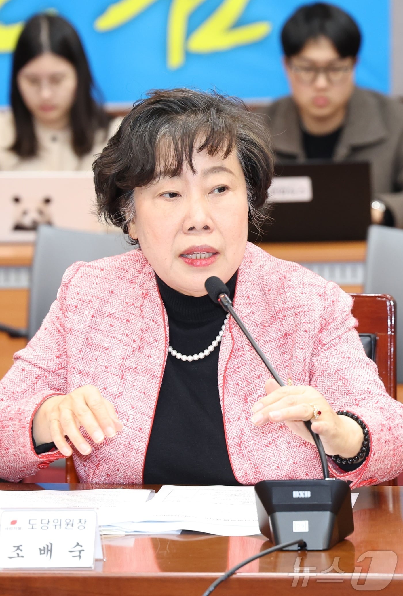 조배숙 국민의힘 전북도당위원장이 30일 전북 김제시 새만금33센터에서 열린 국민의힘·전북특별자치도 정책간담회에 참석해 인사말을 하고 있다. 2025.12.30 ⓒ 뉴스1 유경석 기자