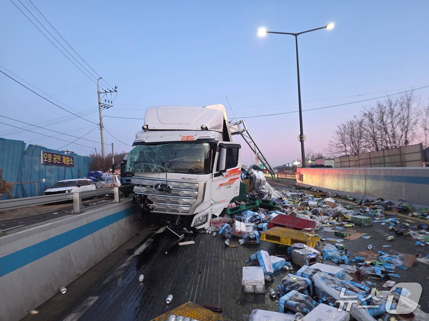사고 현장(독자 송영훈씨 제공. 재판매 및 DB금지)./뉴스1 