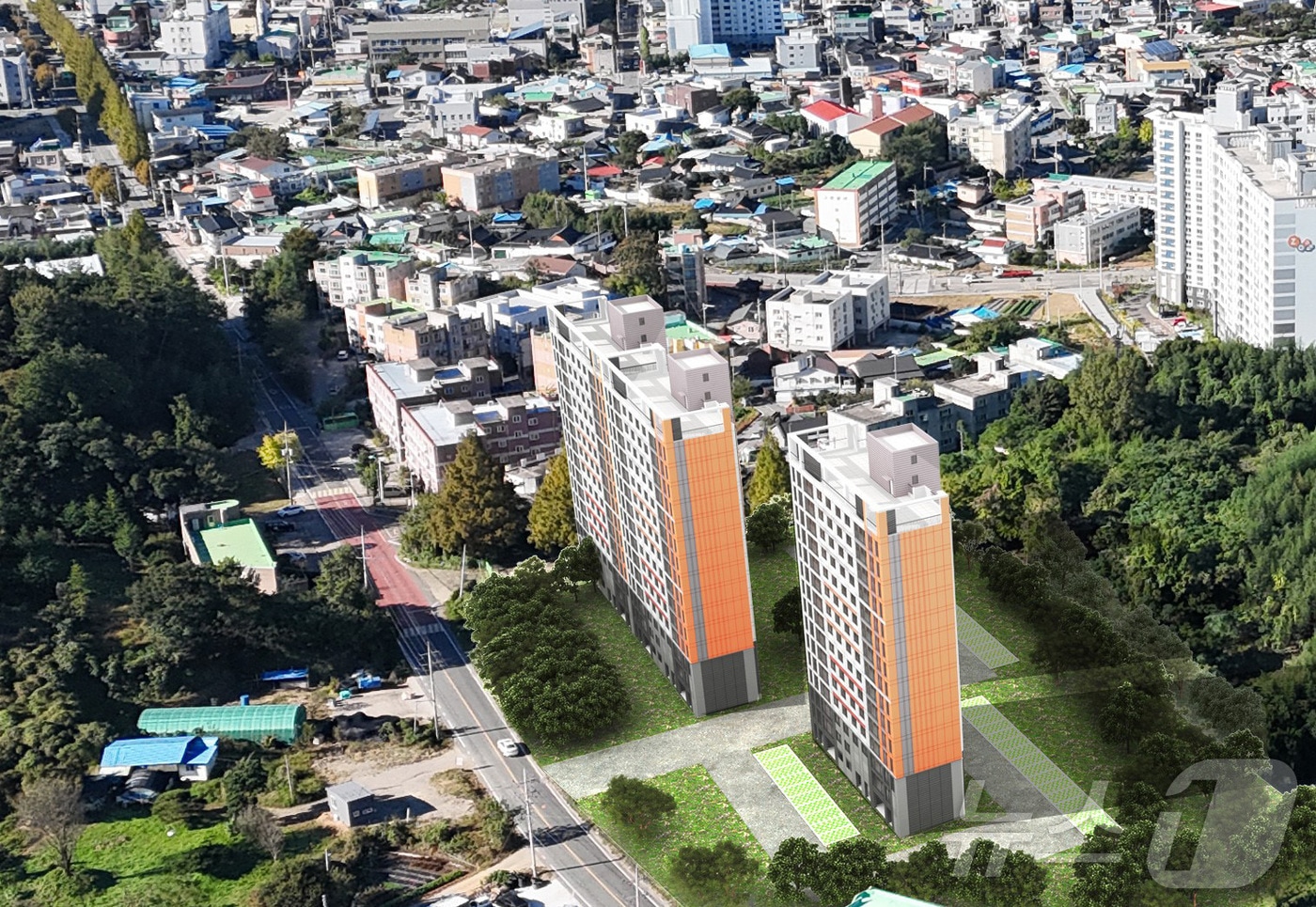 장흥군이 청년·신혼부부를 위한 '1만원 아파트' 100세대를 건립한다. (장흥군 제공) /뉴스1