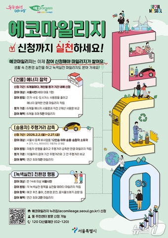 에코마일리지 웹포스터.(서울시 제공)