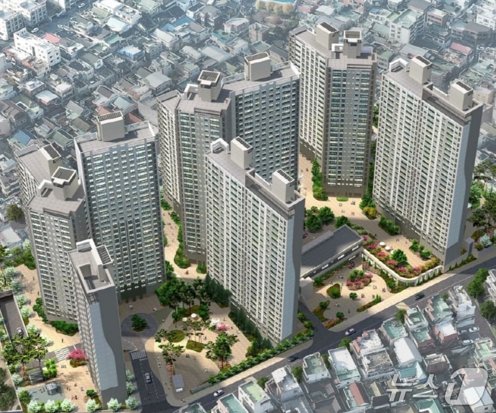 대구 남구 대명동 공공지원 민간임대주택사업 조감도.(HS화성 제공, 재판매 및 DB 금지)