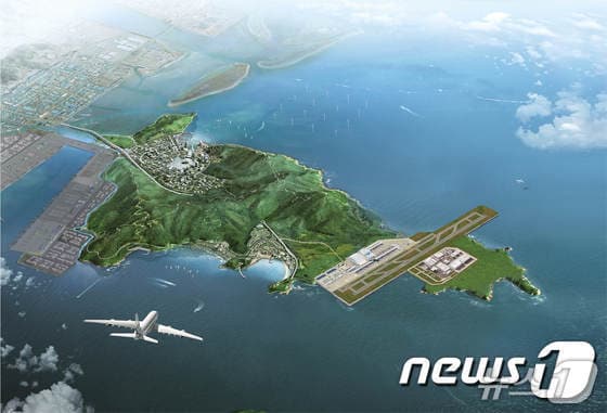 사진은 가덕신공항 조감도.(부산시 제공)