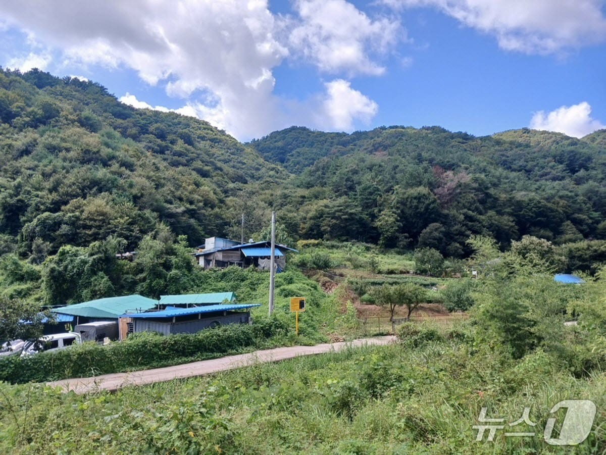 진주시 명석면 산사태 취약지역(진주시 제공. 재판매 및 DB금지).