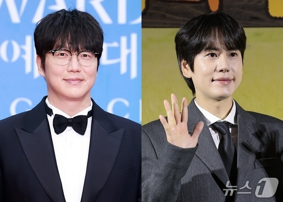 가수 성시경(왼쪽), 규현 ⓒ 뉴스1 DB