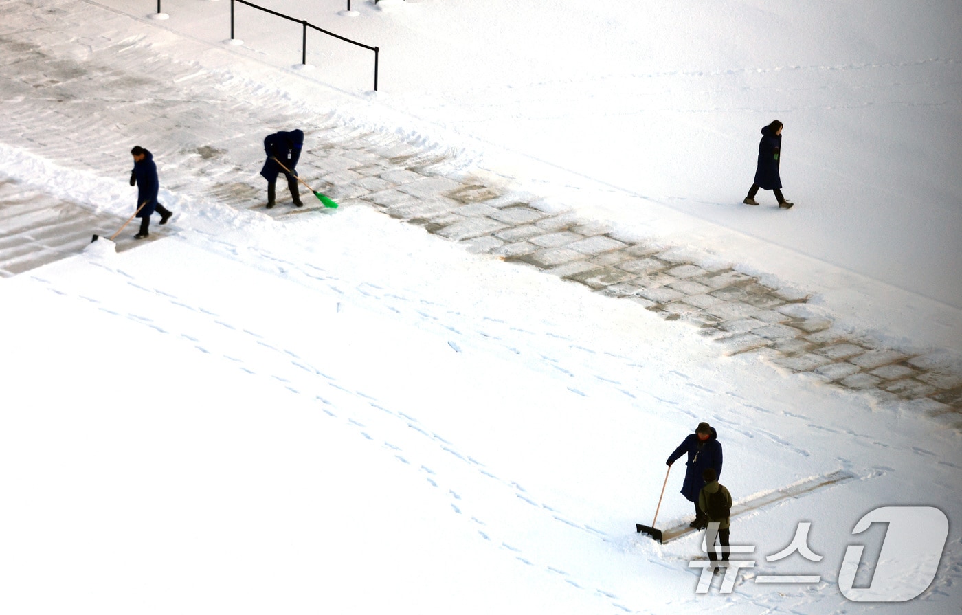 눈 내린 거리.(사진은 기사와 관련 없음)ⓒ News1 DB