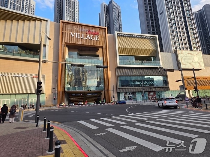 5일 정식 개장하는 스타필드 빌리지 운정.&#40;파주시 제공, 재판매 및 DB 금지&#41;