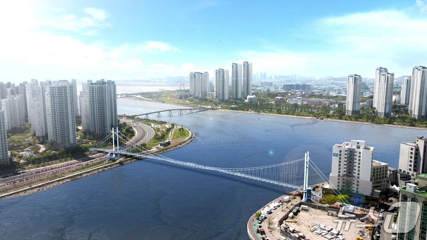 배곧~월곶 횡단보도교 조감도.&#40;시흥시 제공&#41;