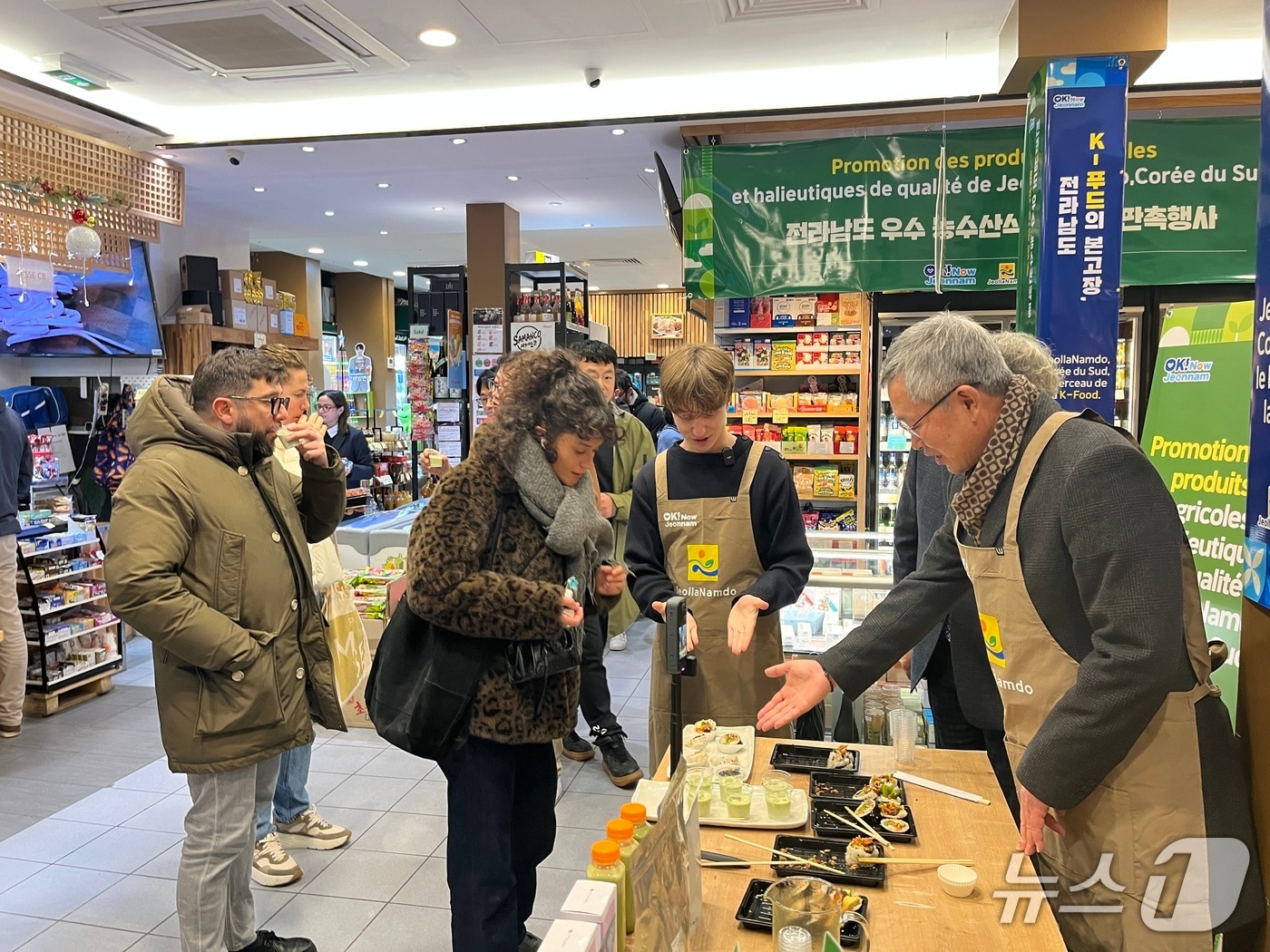 전남 농수산식품 파리 판촉행사.&#40;전남도 제공. 재판매 및 DB금지&#41; 2025.12.6/뉴스1