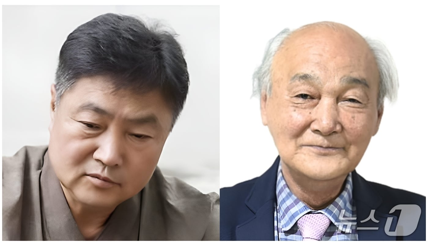 충북 괴산문화원은 1회 '괴산문화상' 수상자로 한지장 안치용 씨(왼쪽)와 대한노인회 괴산군지회 소수면분회를 선정했다.(괴산군 제공, 재판매 및 DB금지)/뉴스1