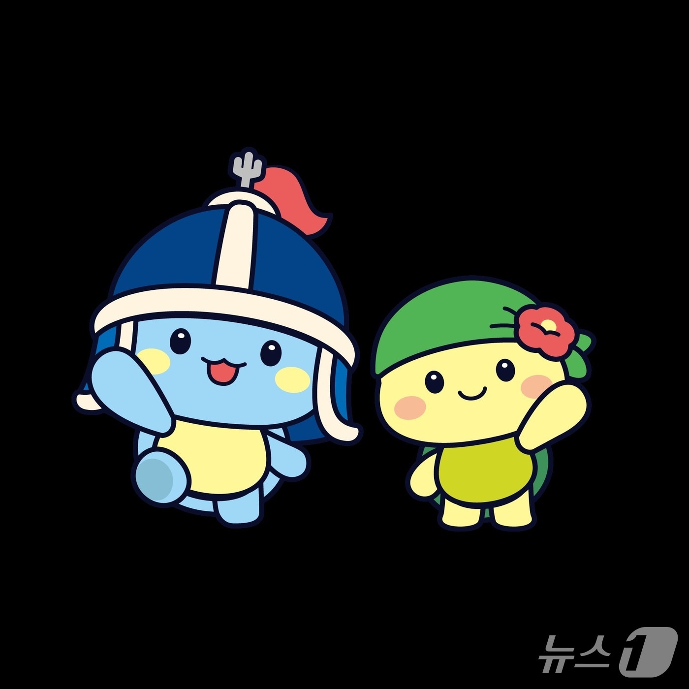 여수시 새 마스코트 장군이, 오동이 (여수시 제공. 재판매 및 DB금지)