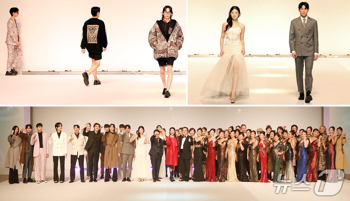 지난 5일 한국패션센터에서 영남이공대 모델테이너과 학생들이 '졸업패션쇼–A New Chapter'를 선보였다. (영남이공대 제공. 재판매 및 DB금지)