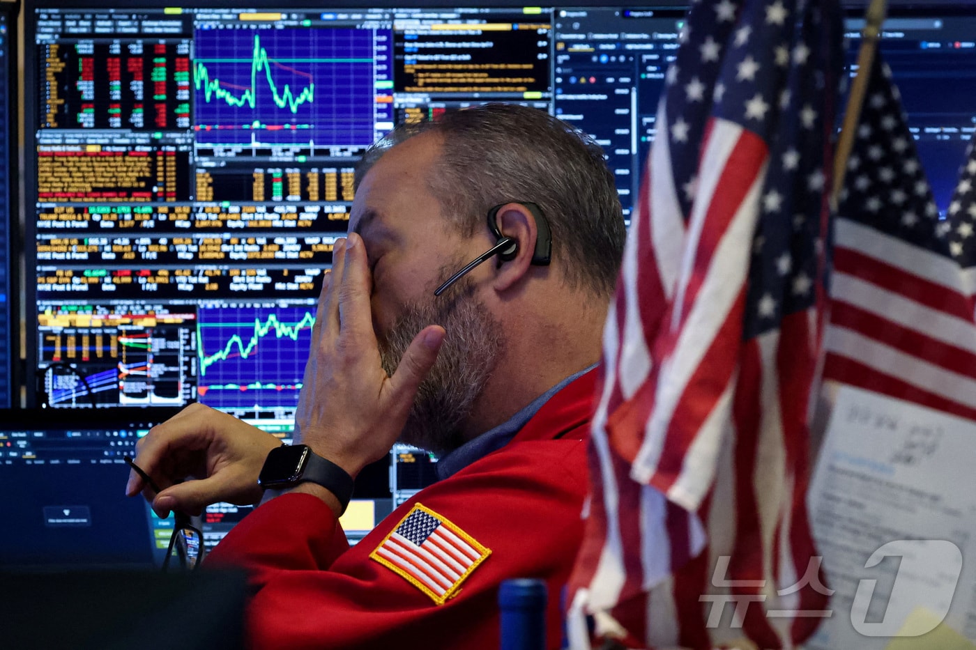 NYSE의 트레이더. ⓒ 로이터=뉴스1