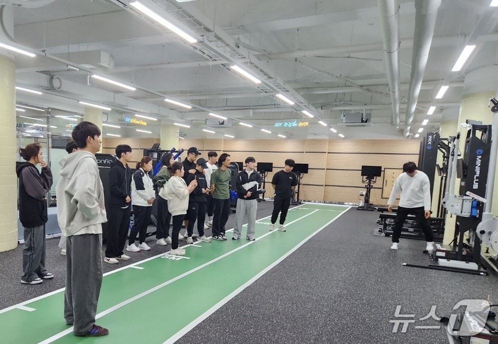 글로컬30사업 HiT글로컬러닝센터 주관 시뮬레이션 교육 모습. (대전보건대 제공.재판매 및 DB금지)/뉴스1