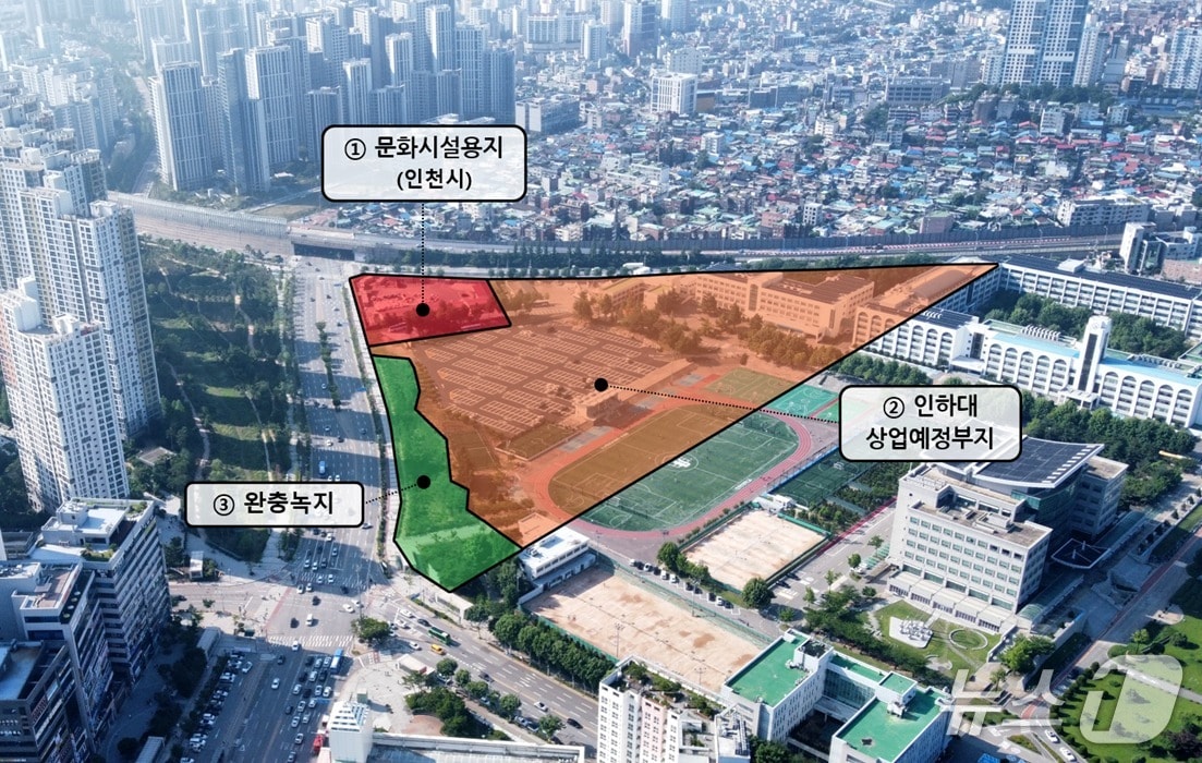 문화예술 북합공간 위치도 (인천시 제공.재판매 및 DB금지)