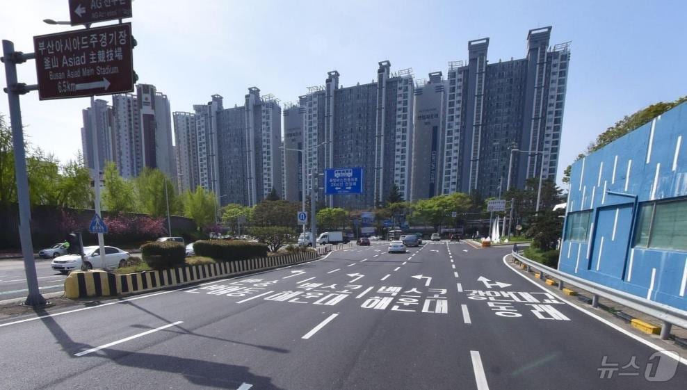부산 해운대구 원동IC교차로 전경(해운대구 제공)
