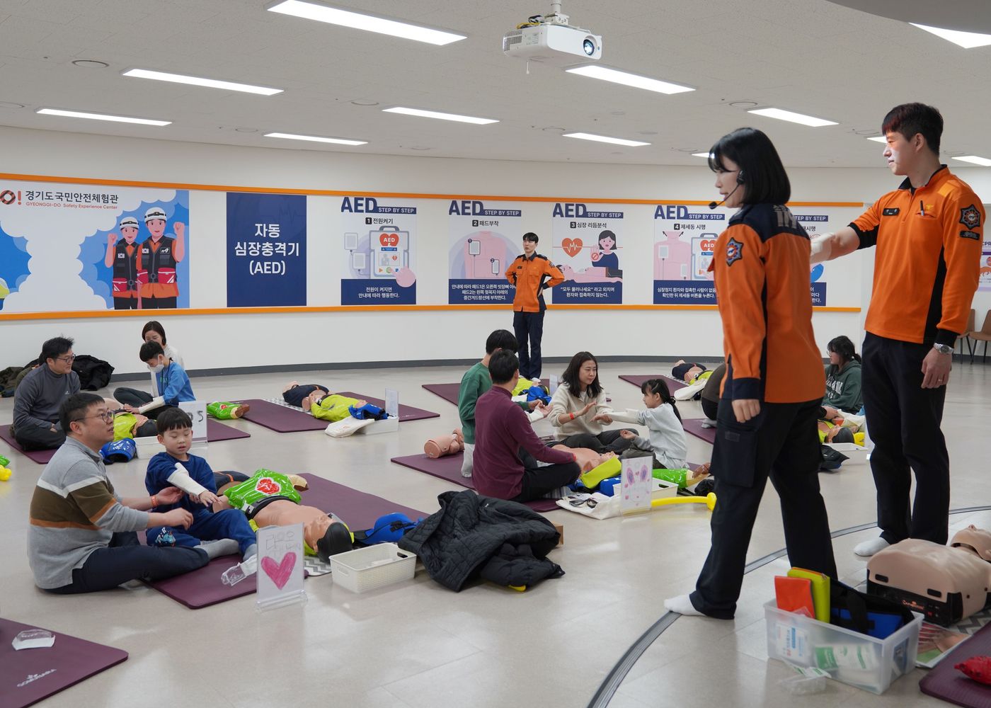 경기도국민안전체험관 '2025년 겨울방학 가족 안전 특별행사' 현장. (경기도소방재난본부 제공) 2025.2.10/뉴스1