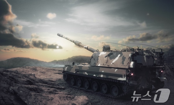 한화에어로스페이스의 K9 자주포.&#40;한화에어로 제공&#41;