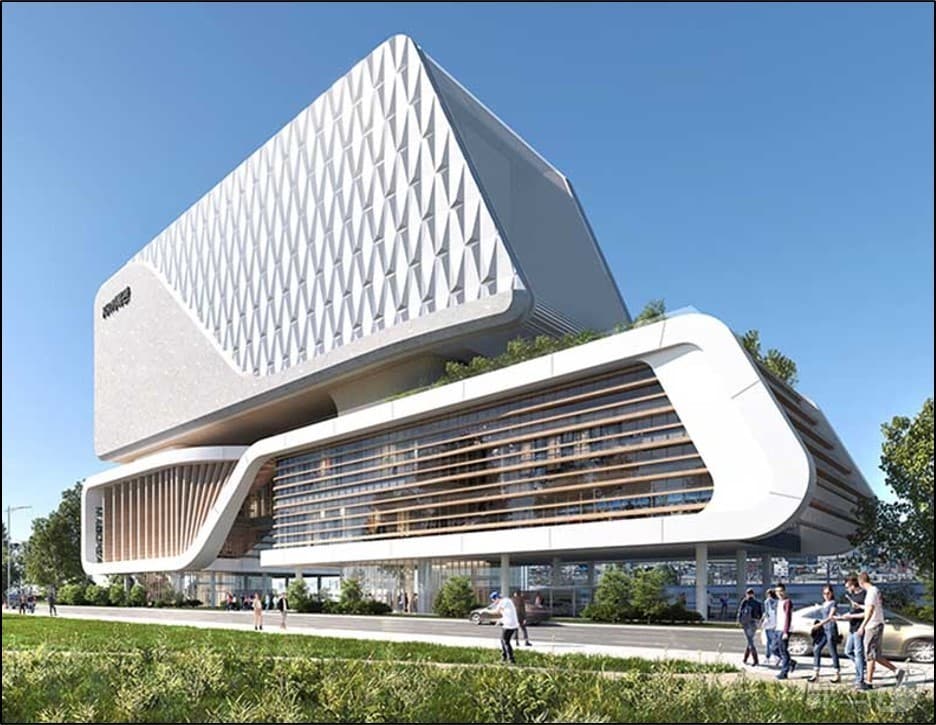 국가철도공단 기록관 조감도.(HS화성 제공. 재판매 및 DB 금지)