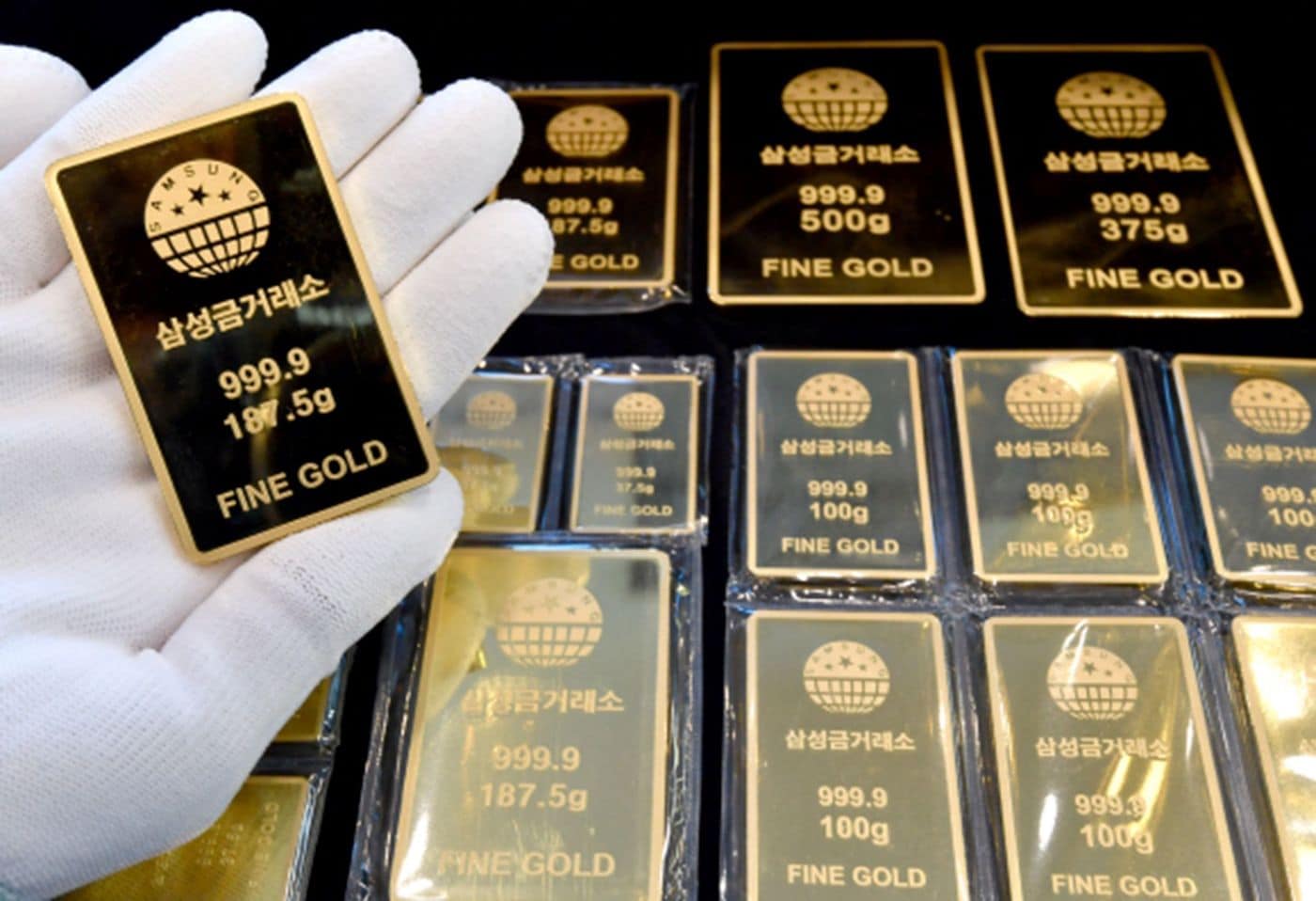 삼성금거래소 금 패키지 모습.(호반그룹 제공)