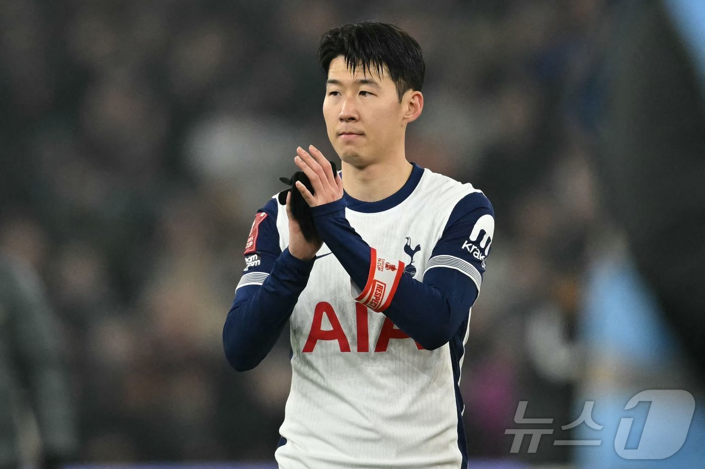 토트넘 홋스퍼 공격수 손흥민이 2024-25 UEFA 유로파리그 16강에서 AZ알크마르를 상대한다. ⓒ AFP=뉴스1