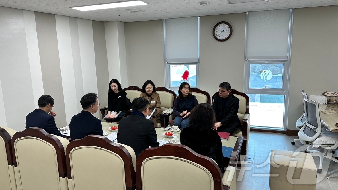 충남교육청이 (가칭)유아교육원 서부체험교육원 설립 추진협의회를 진행하고 있다.(충남교육청 제공. 재판매 및 DB금지) /뉴스1