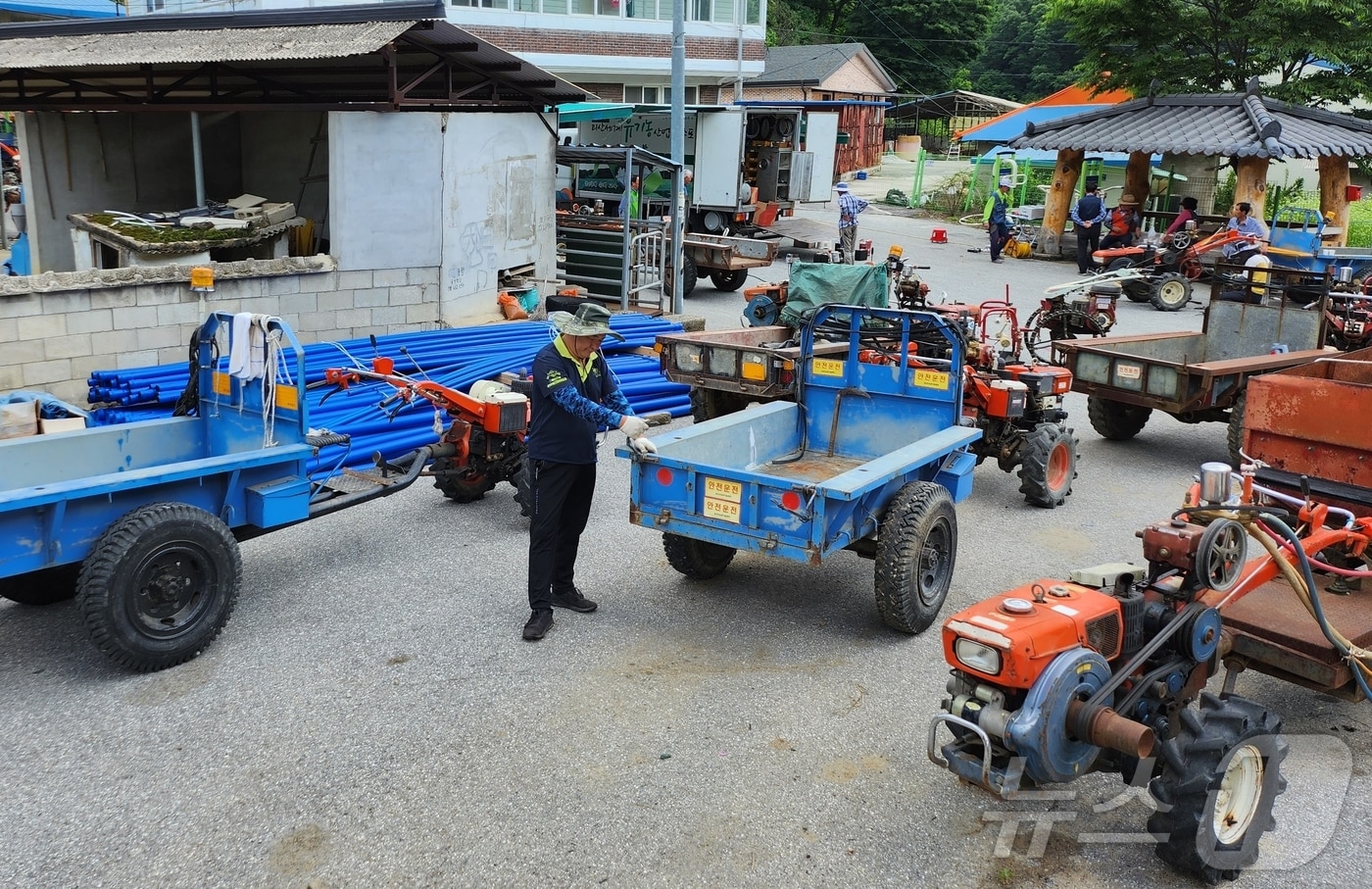 괴산군 농기계 순회 수리 교육/뉴스1