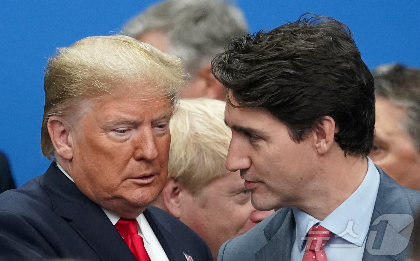 도널드 트럼프 미국 대통령과 쥐스탱 트뤼도 캐나다 총리 ⓒ 로이터=뉴스1 ⓒ News1 류정민 특파원