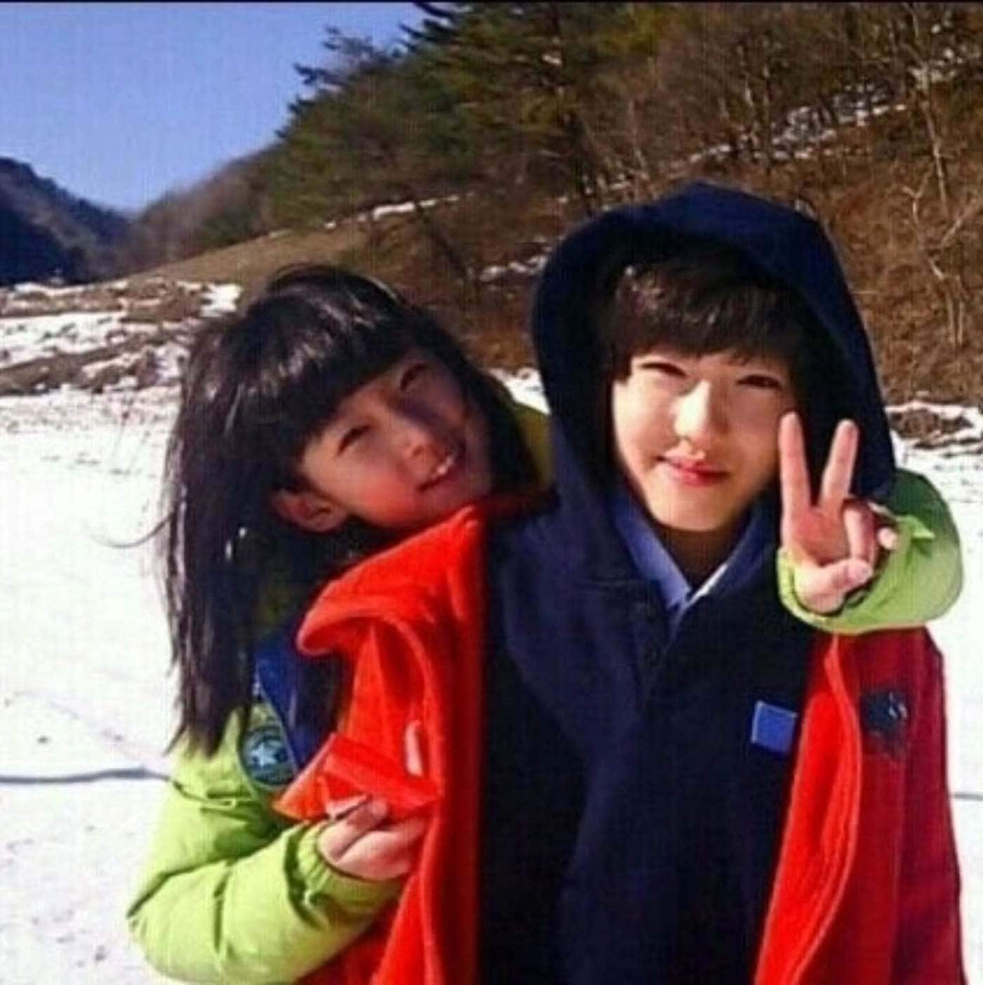 故김새론과 SF9 찬희(SNS 갈무리)