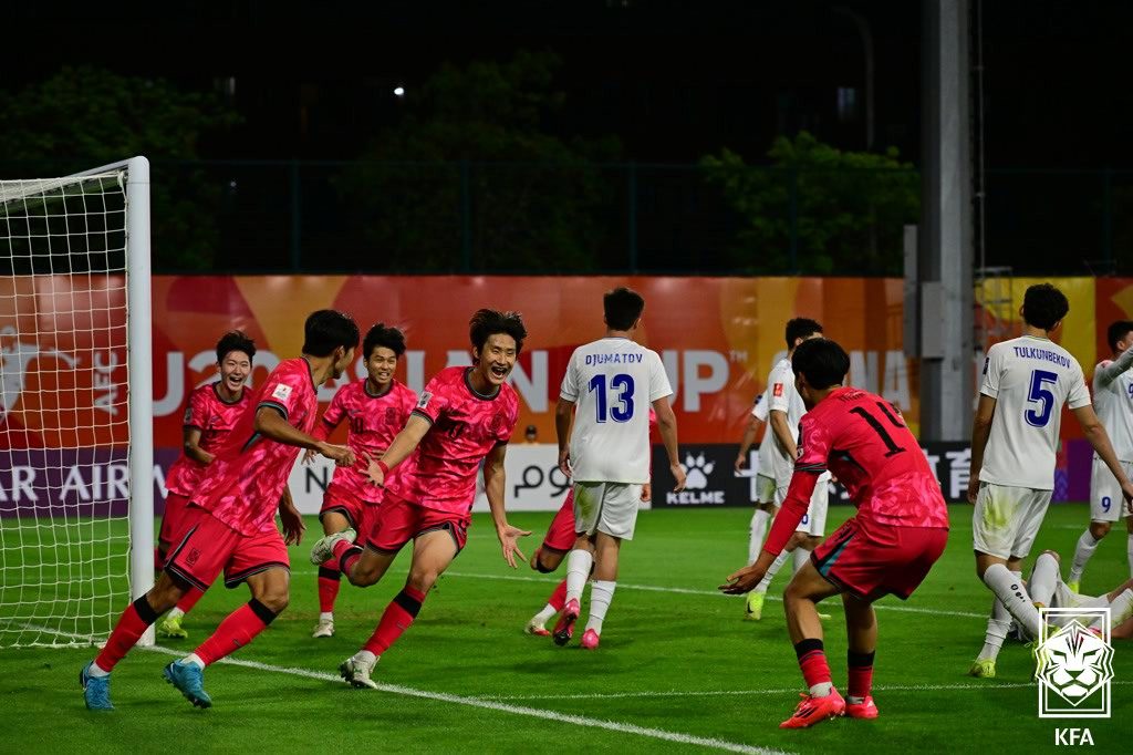 한국 U20 대표팀(대한축구협회 제공)