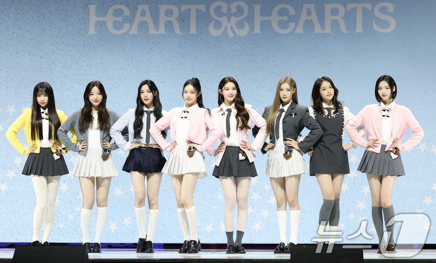 그룹 하츠투하츠(Hearts2Hearts) 2025.2.24/뉴스1 ⓒ News1 권현진 기자